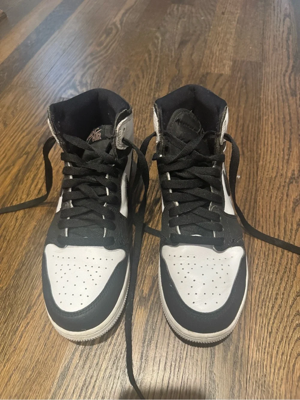 Nike Men’s Black, White and Gray High-Top Sneakers